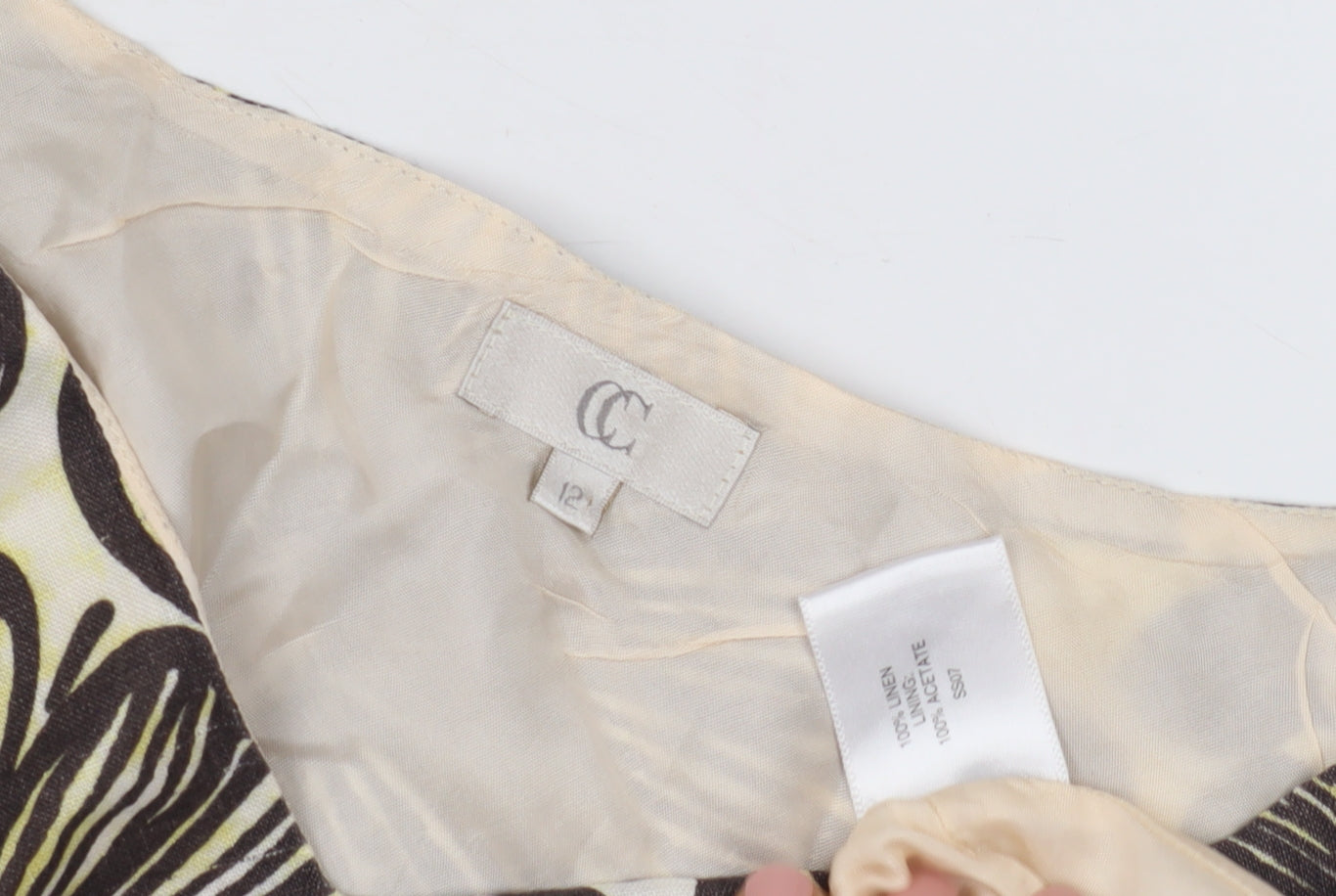 CC Women's Multicoloured Floral Dress Size 12