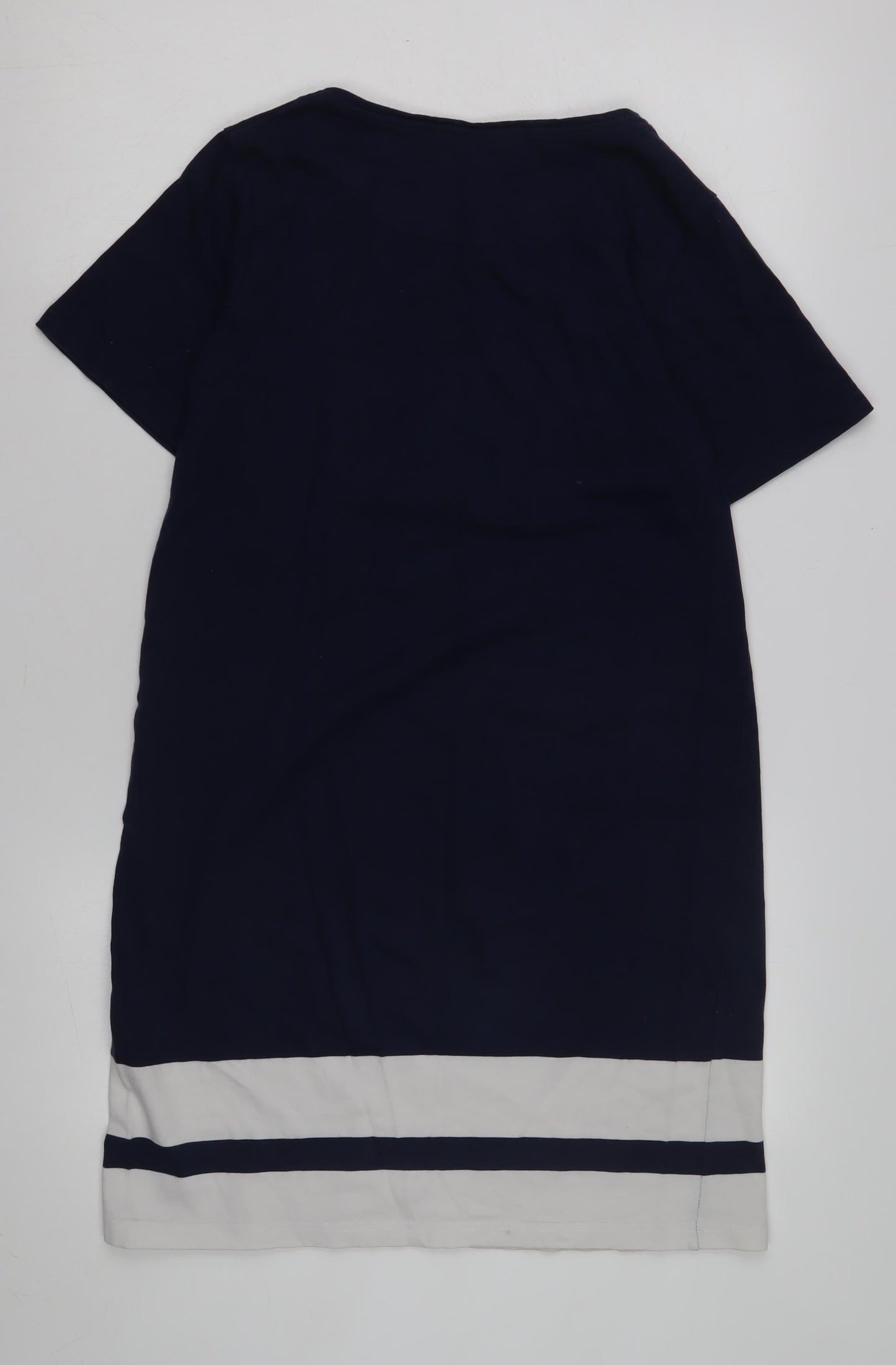 Quba & Co. Women's Blue Casual T-Shirt Dress Size 10