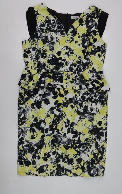 Per Una Women's Floral Bodycon Dress, UK 20