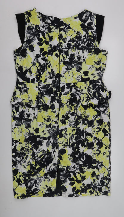 Per Una Women's Floral Bodycon Dress, UK 20