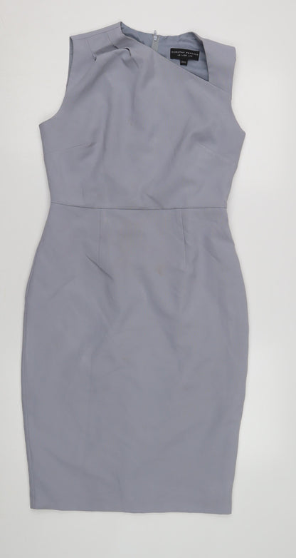 Dorothy Perkins Women's Grey Sheath Dress UK 10