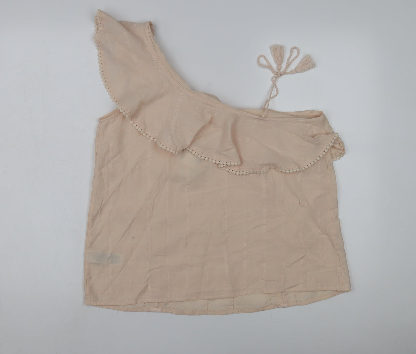 Womens UK Size 14 Marks and Spencer Ivory Off the Shoulder Blouse