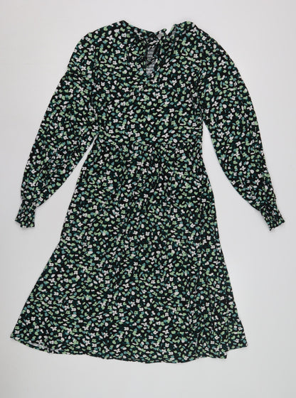 Blue Vanilla Women's Floral Long Sleeve Dress XS