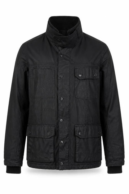 Mens UK Size S NEXT Black Military Jacket