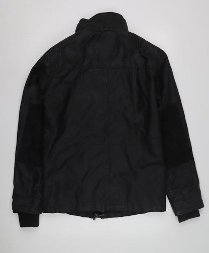 Mens UK Size S NEXT Black Military Jacket