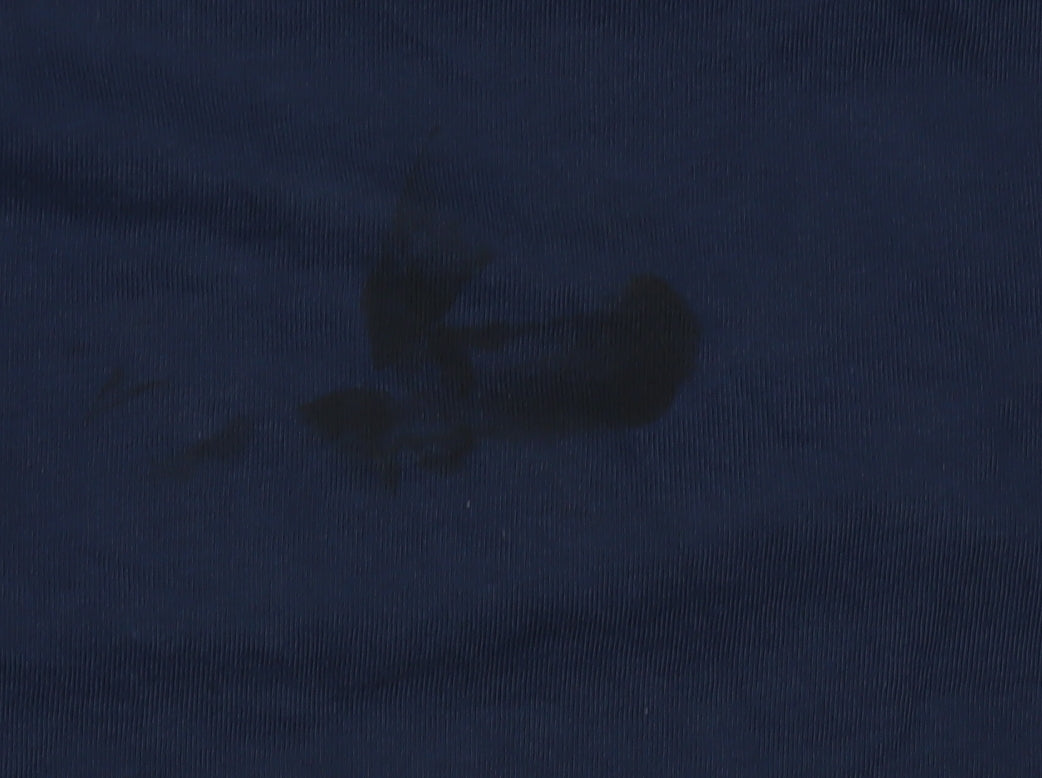 Marks & Spencer Men's Blue Long Sleeve Graphic T-Shirt, M