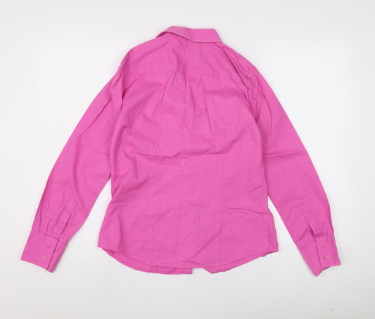Austin Reed Women's Pink Button-Up Shirt, Size 10