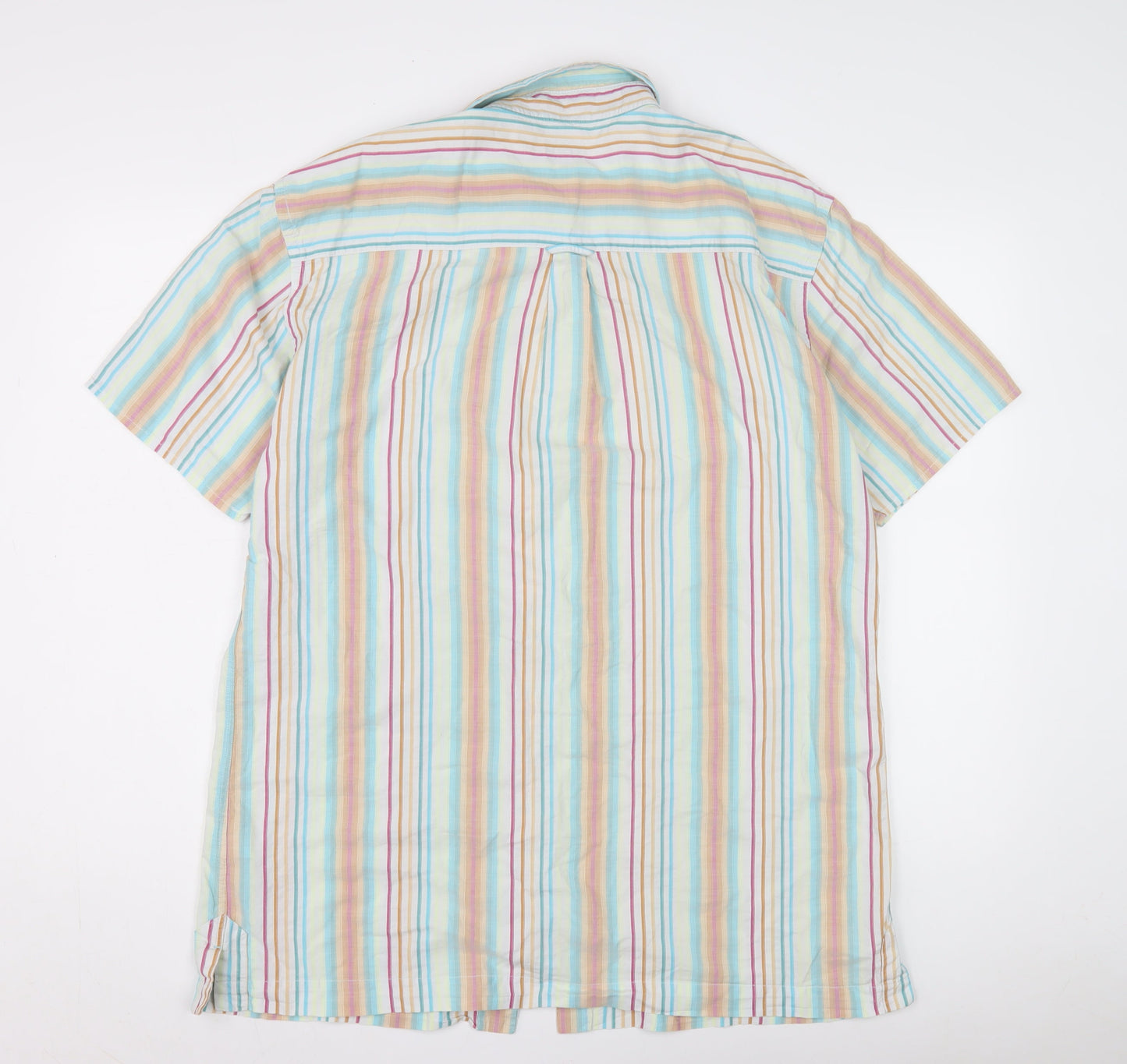 Guise Men’s XL Multicoloured Striped Cotton Shirt