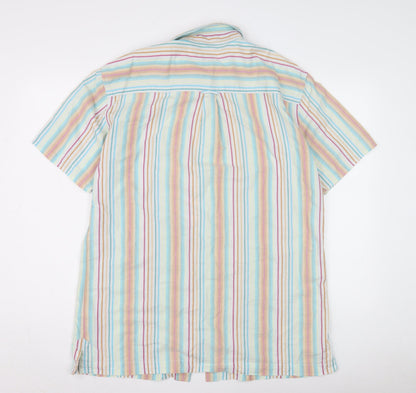 Guise Men’s XL Multicoloured Striped Cotton Shirt