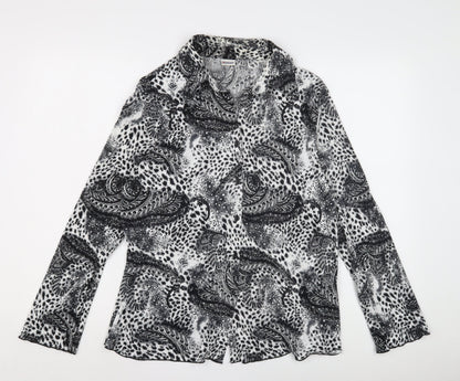 Damart Women's Multicoloured Paisley Blouse Size 12