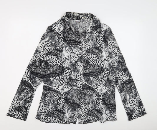 Damart Women's Multicoloured Paisley Blouse Size 12