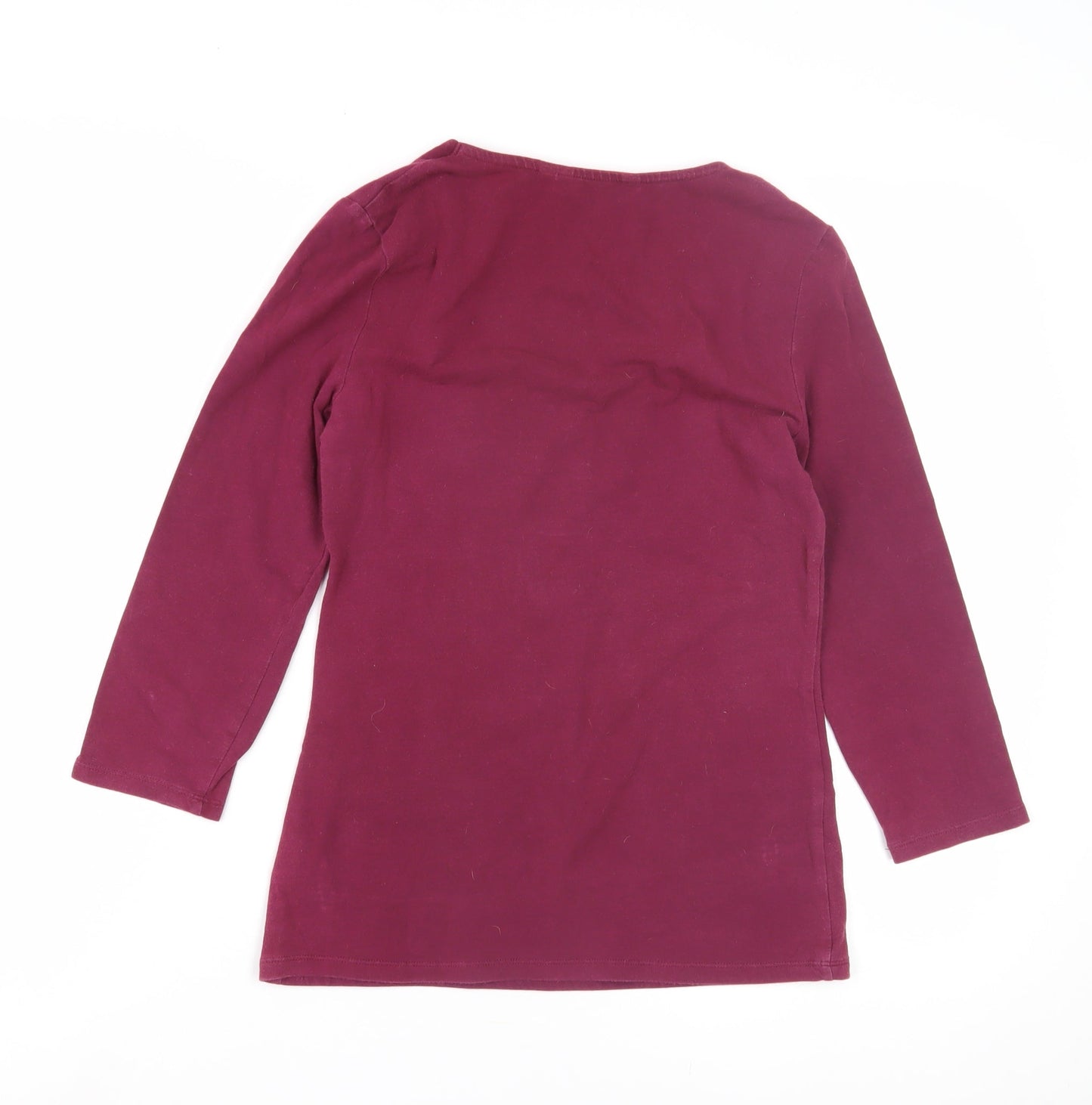 Boden Women's Purple Long Sleeve Jersey Top Size 10