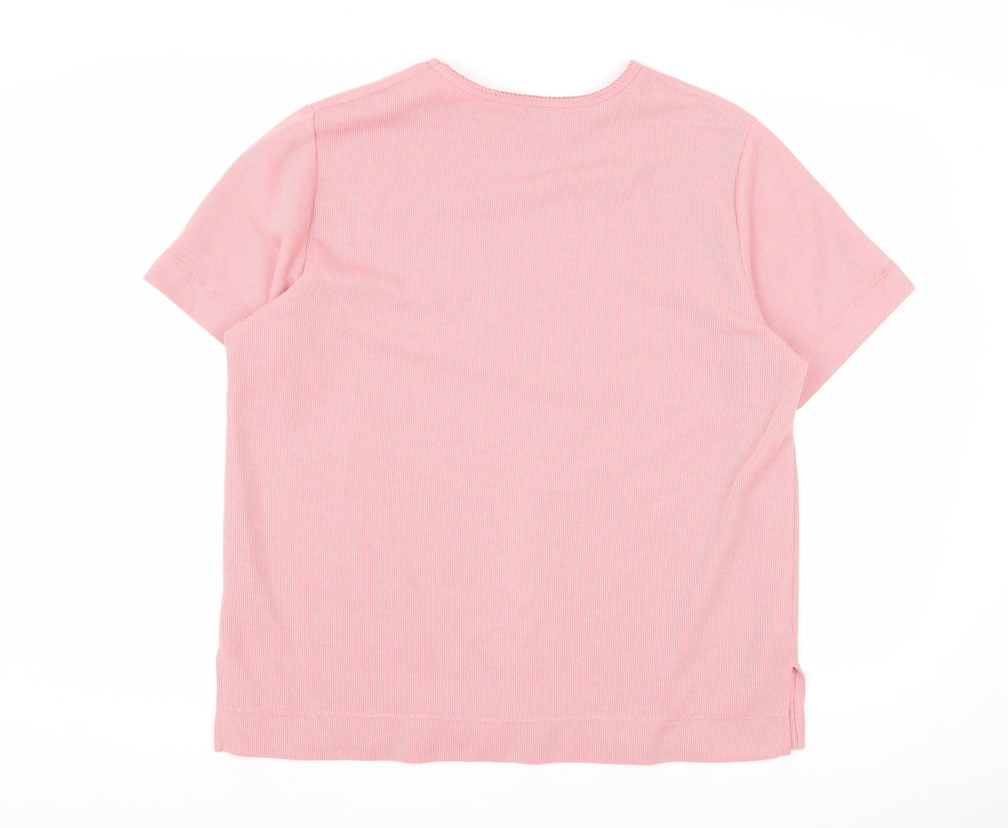 Womens UK Size 16 Berketex Pink Basic T-Shirt