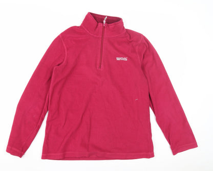 Regatta Women's Red Fleece Sweatshirt Size M