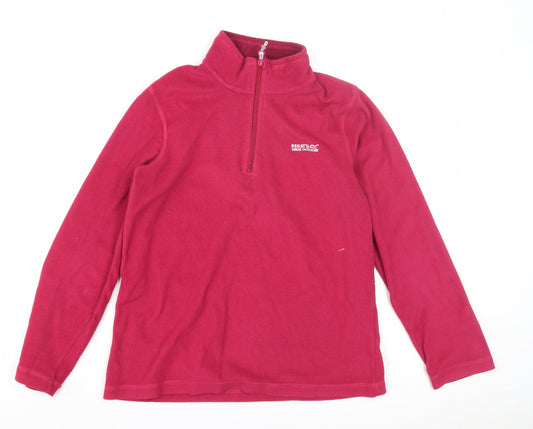 Regatta Women's Red Fleece Sweatshirt Size M