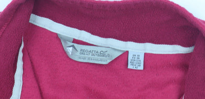 Regatta Women's Red Pullover Fleece Sweatshirt Size 12