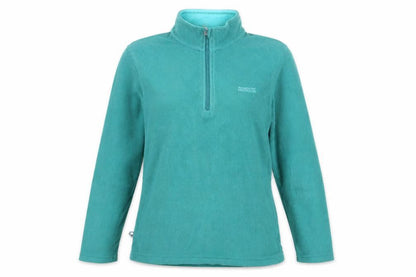 Front view of Regatta Green Fleece Sweatshirt unisex 12 excellent condition