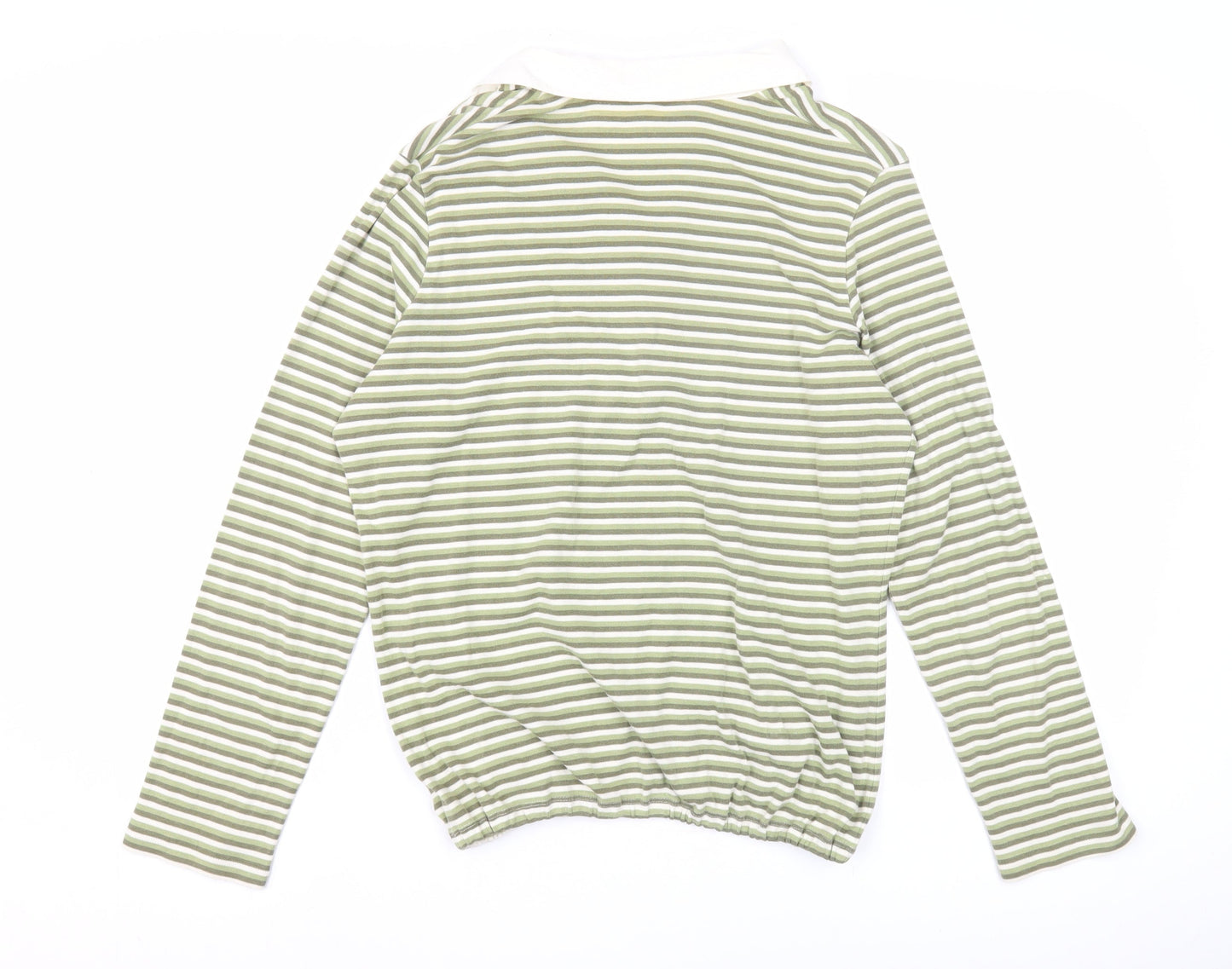Womens UK Size 16 Marks and Spencer Green Basic Polo