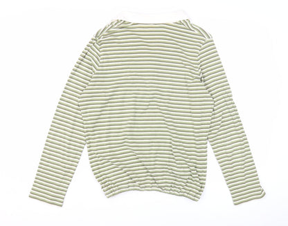 Womens UK Size 16 Marks and Spencer Green Basic Polo