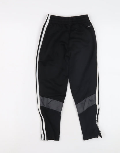 Adidas Boys Black Track Pants S - Activewear, Football