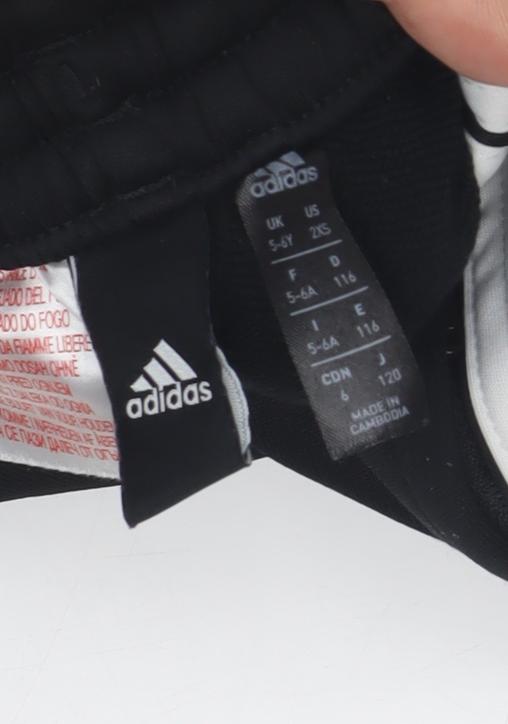 Adidas Boys Black Track Pants S - Activewear, Football