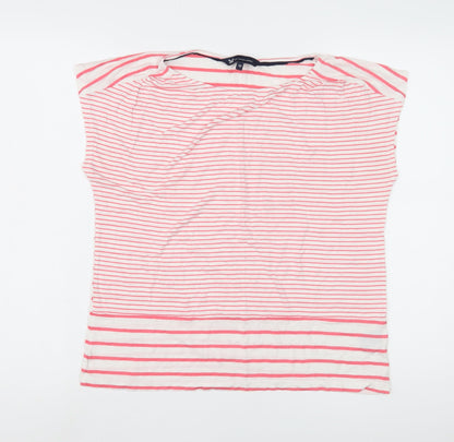 Womens UK Size 12 Crew Clothing Company Multicoloured Basic T-Shirt