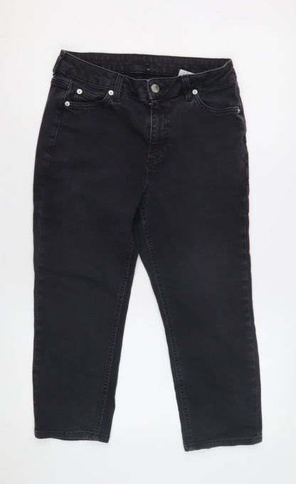 Marks and Spencer Black Women's Straight Jeans Size 10