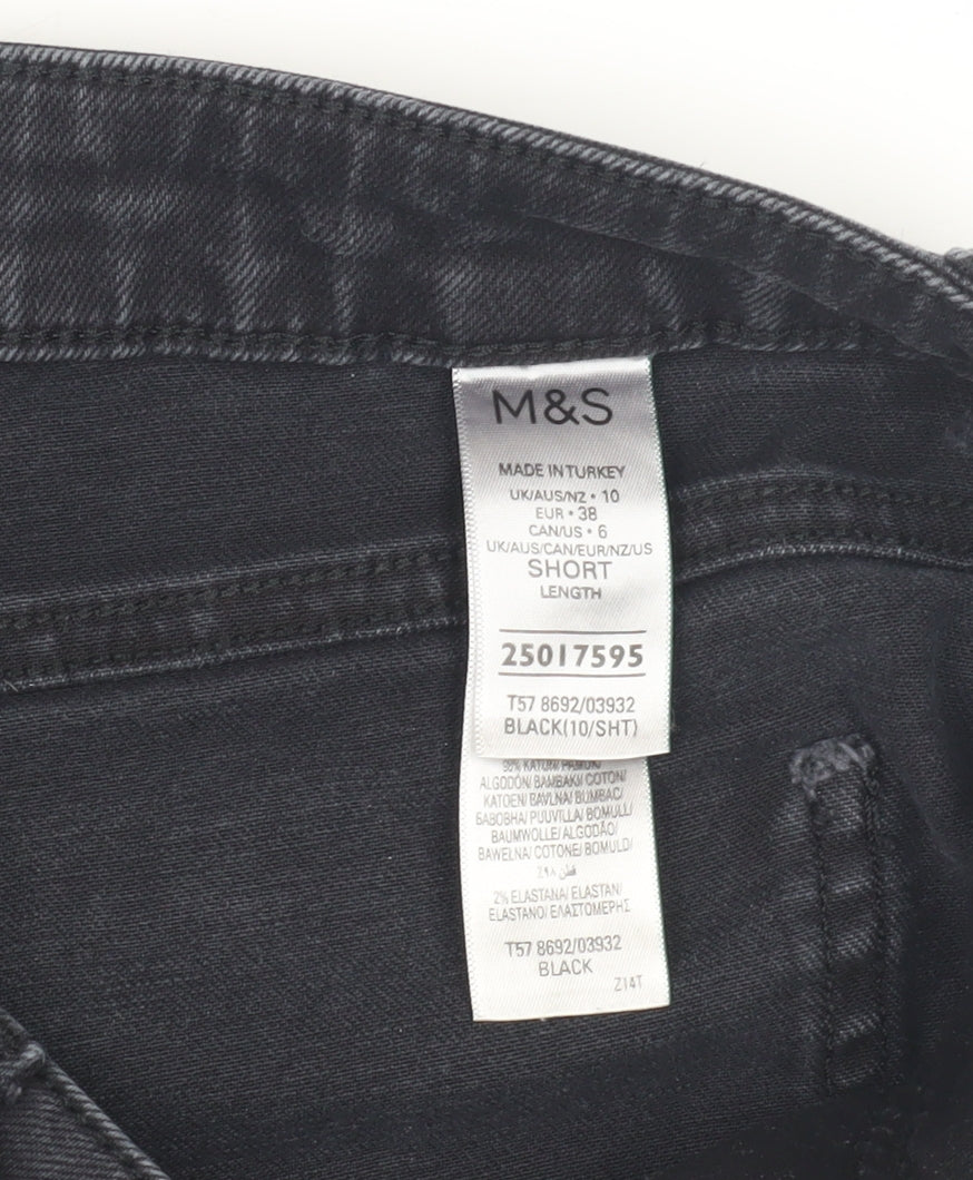 Marks and Spencer Black Women's Straight Jeans Size 10