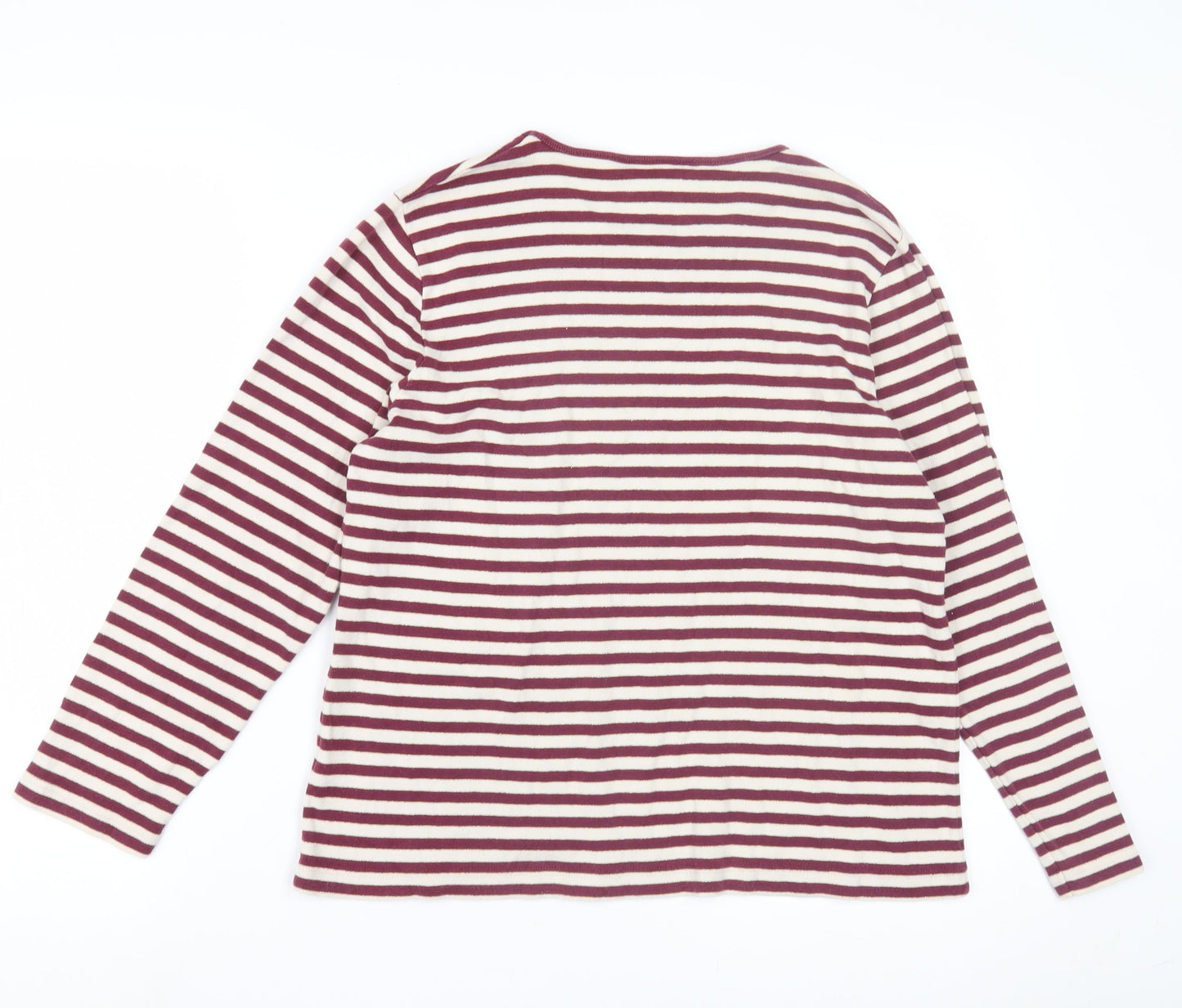 Cotswold Collections Women's Multicoloured Striped T-Shirt L