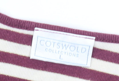 Cotswold Collections Women's Multicoloured Striped T-Shirt L