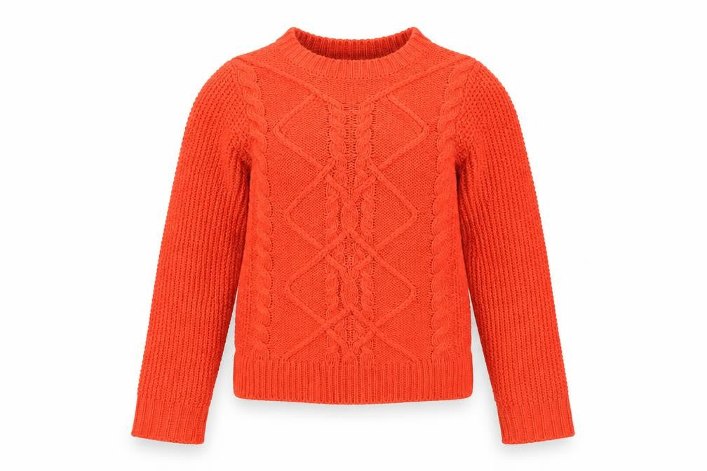 Womens UK Size XS Oasis Orange Pullover Jumper