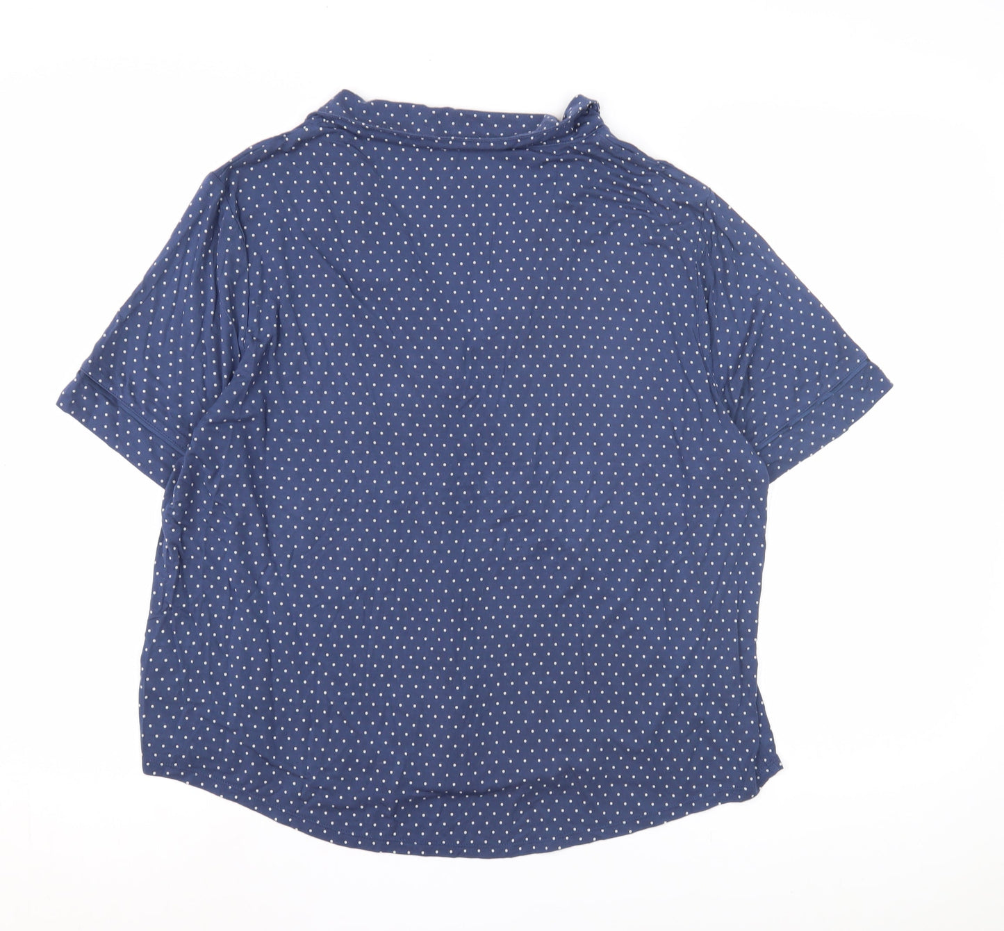 GapBody Women's Blue Polka Dot Pyjama Top L
