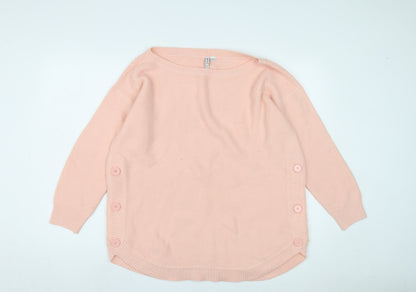 Womens UK Size  Capsule Pink Pullover Jumper