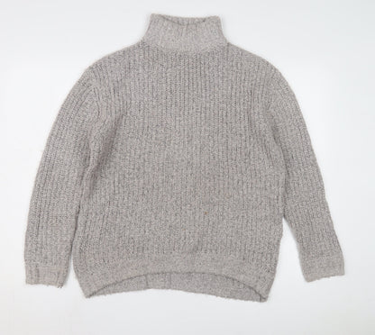 Womens UK Size 8 Warehouse Grey Pullover Jumper
