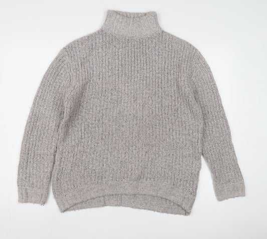 Womens UK Size 8 Warehouse Grey Pullover Jumper