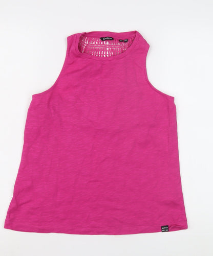 Womens UK Size UK 10 Superdry Pink Basic Tank