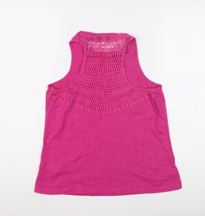 Womens UK Size UK 10 Superdry Pink Basic Tank