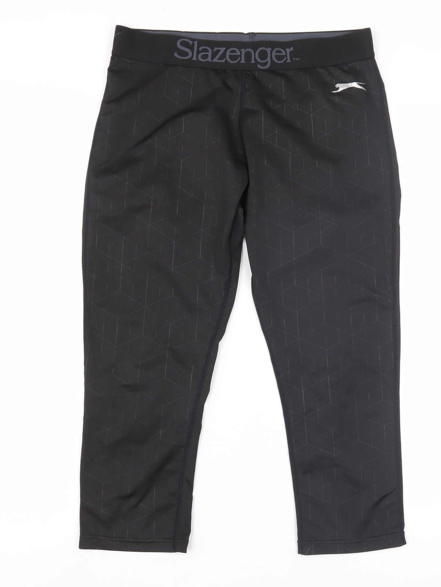 Slazenger Women's Black Leggings Size 12 Gym Wear