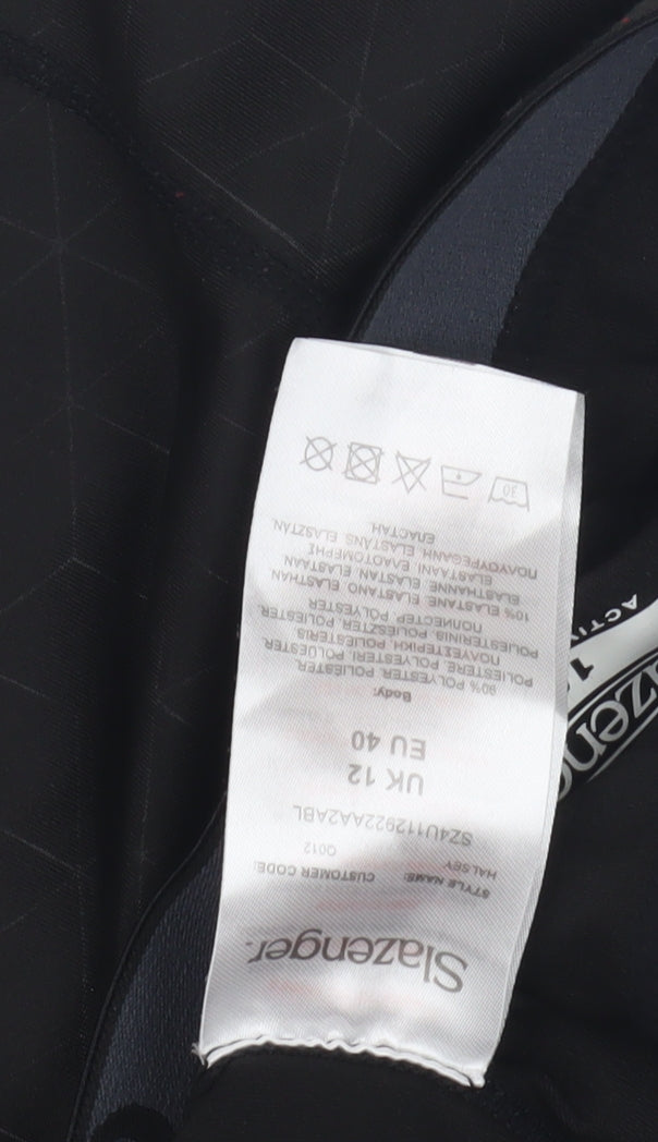 Slazenger Women's Black Leggings Size 12 Gym Wear