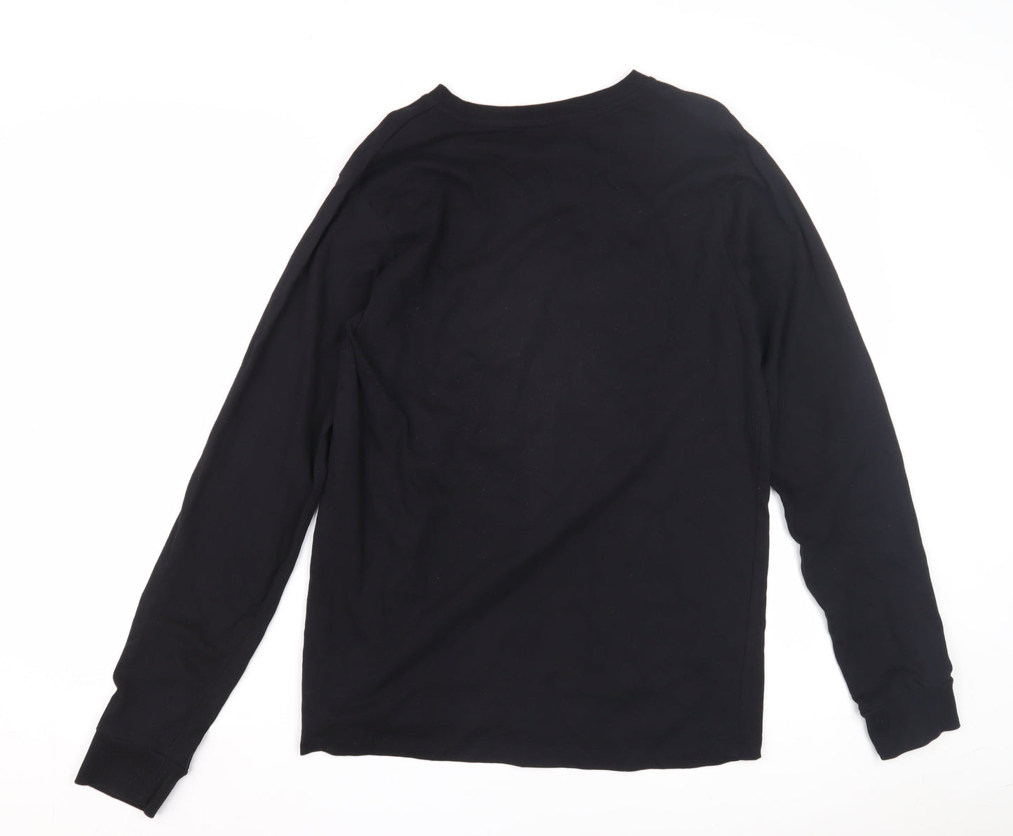 Next Girls Black Graphic Long Sleeve T-Shirt, 16 Years