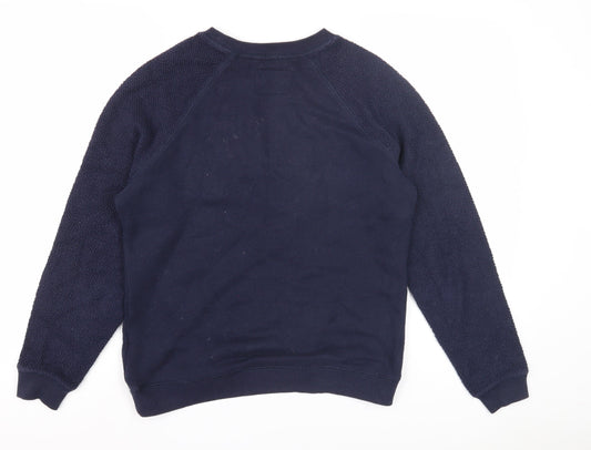 Superdry Women's Blue Pullover Sweatshirt S