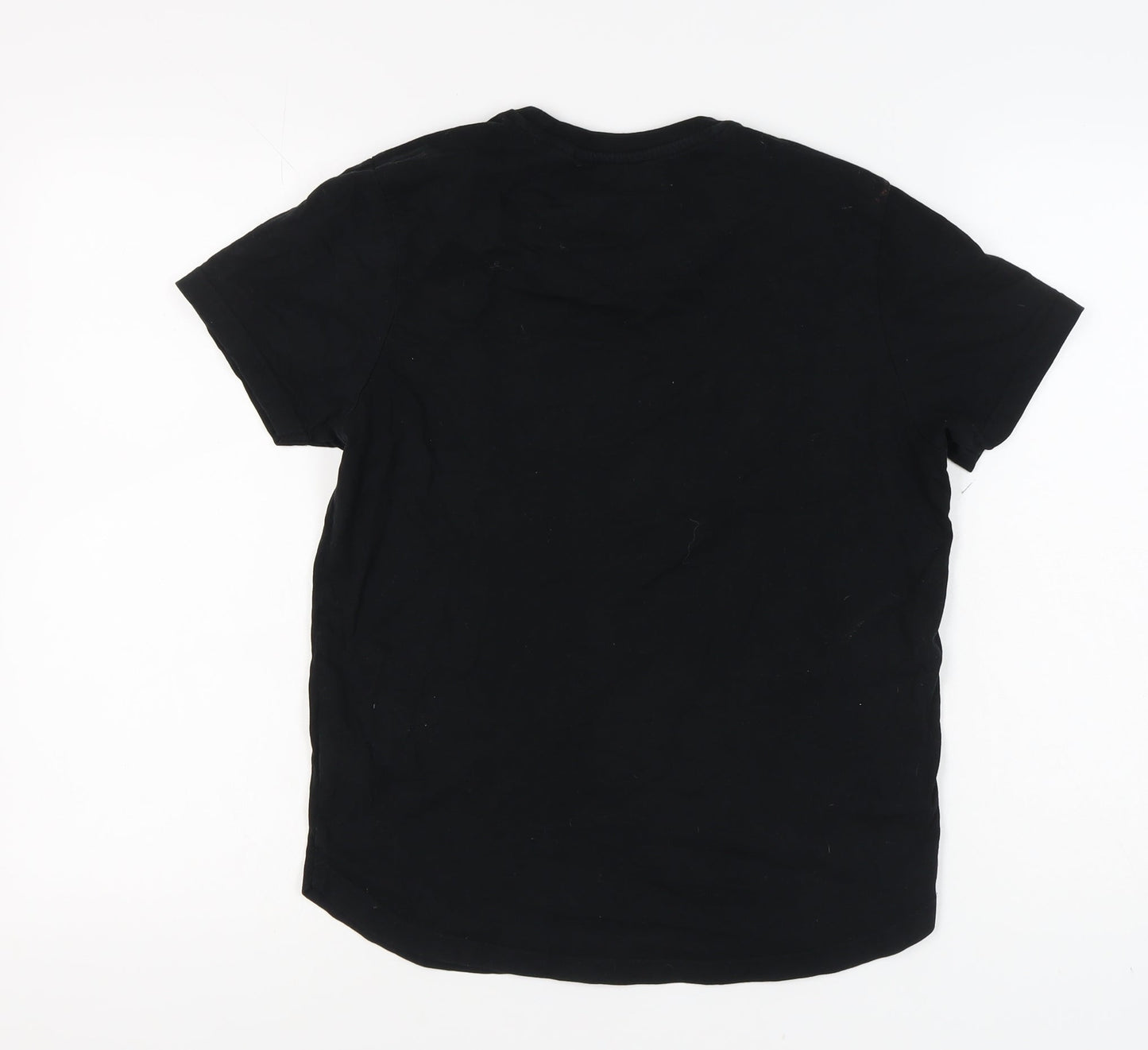 Brave Soul Boys Black Basic Logo T-Shirt - S