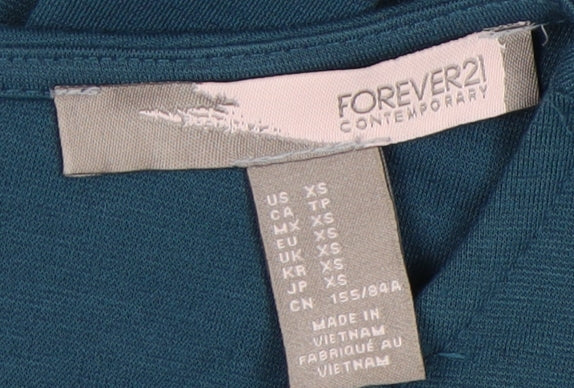 Forever 21 Women's Blue XS Sheath Dress - Party Ready