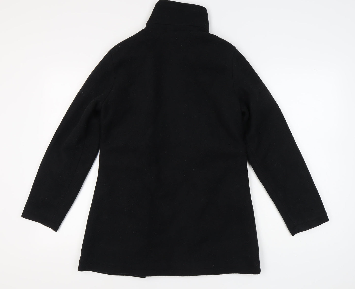 Womens UK Size 12 La Redoute Black Motorcycle Jacket