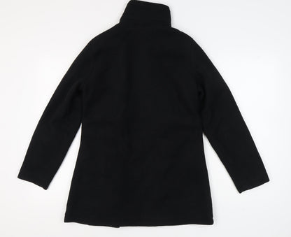 Womens UK Size 12 La Redoute Black Motorcycle Jacket