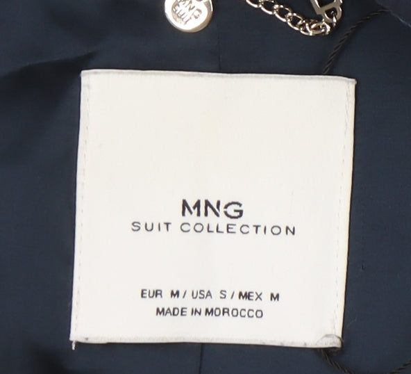 Womens UK Size M MNG Blue Basic Jacket