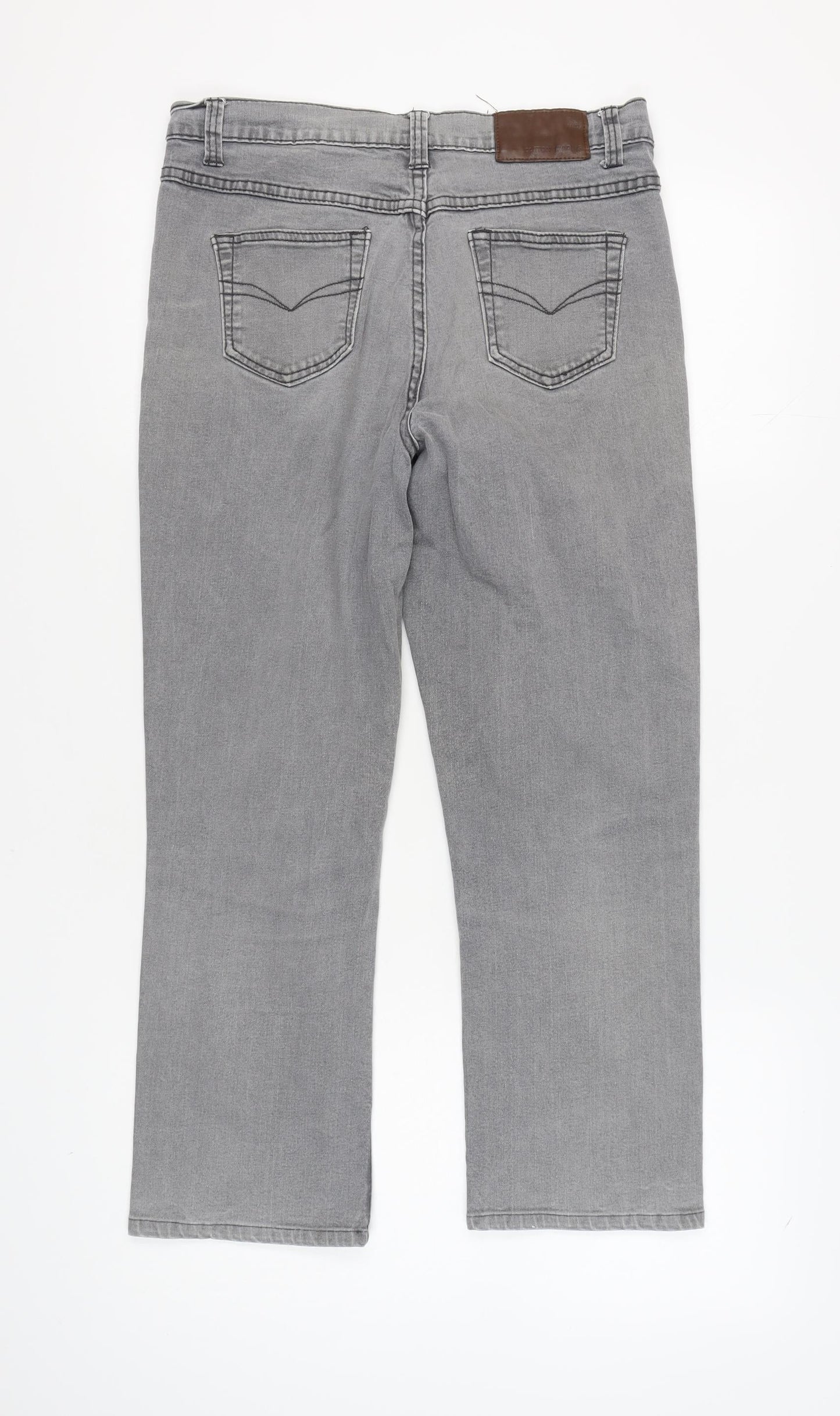 Cotton Traders Women's Grey Denim Jeans Size 14