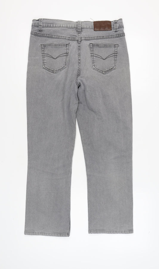 Cotton Traders Women's Grey Denim Jeans Size 14
