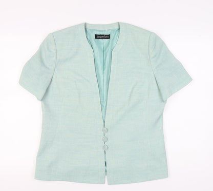 Jacques Vert Women's Green Suit Jacket Size 16