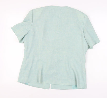 Jacques Vert Women's Green Suit Jacket Size 16